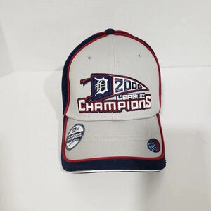MLB Baseball  Detroit Tigers 2006 American League Champions New Era Fitted Hat.